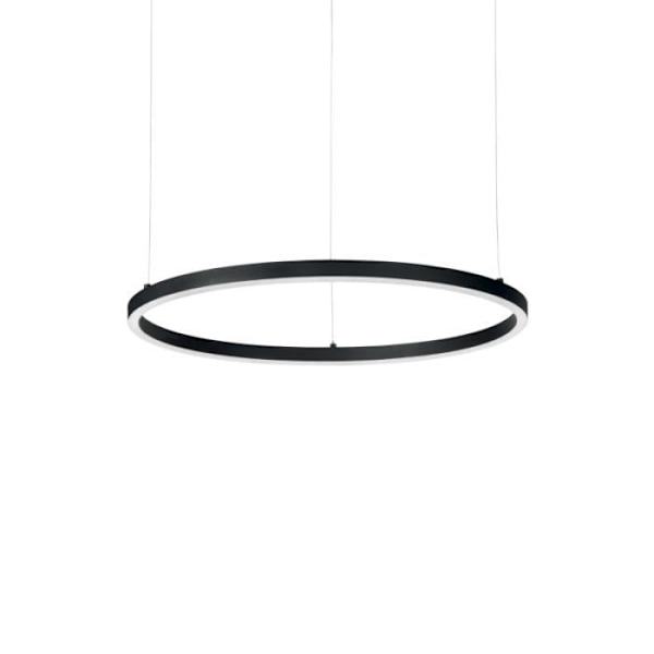 Hängande lampa - Ideal Lux - ORACLE SLIM D70 - Svart - LED 35W - Ø 70,5 cm