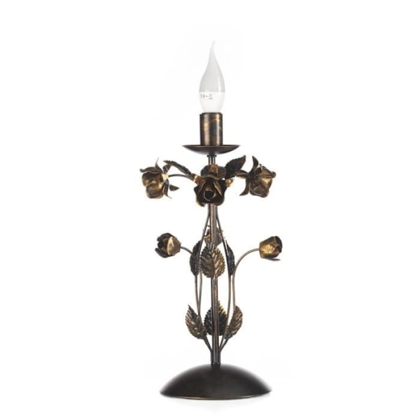 Bordlampe - Onli - CAROLINA Carolina Grande - Blomsterdesign - Bronze Brons