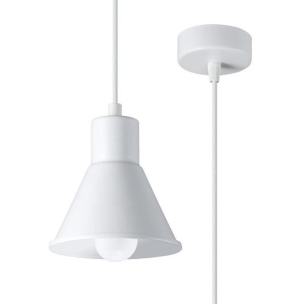 Sollux Lighting Taleja Dome loftslampe, hvid, 1x E27