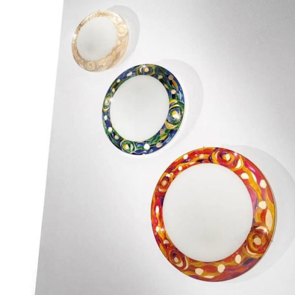 SERENA design loftlampe 24 karat guld 3 pærer Diameter: 40Cm