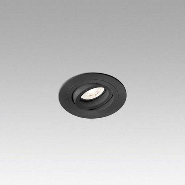 RADÓN Indbygningsloftslampe sort fra FARO 43408 BLANCO