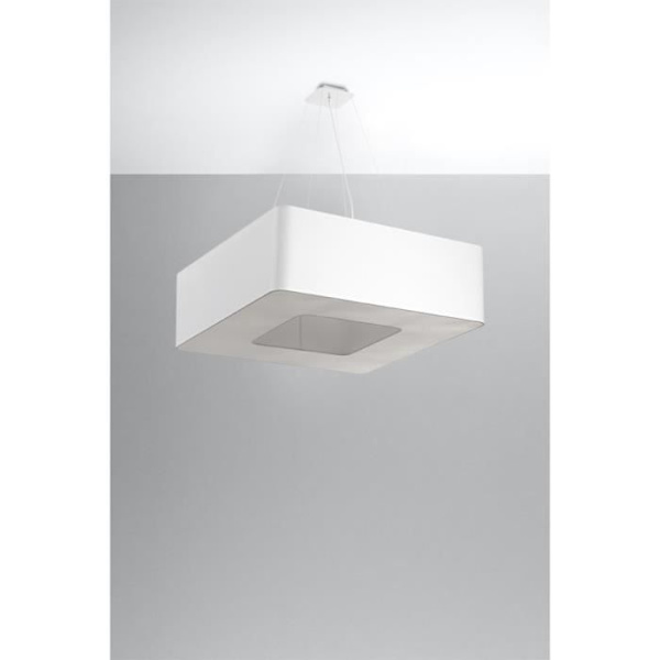Sollux URANO Fyrkantig taklampa Vit 60cm E27
