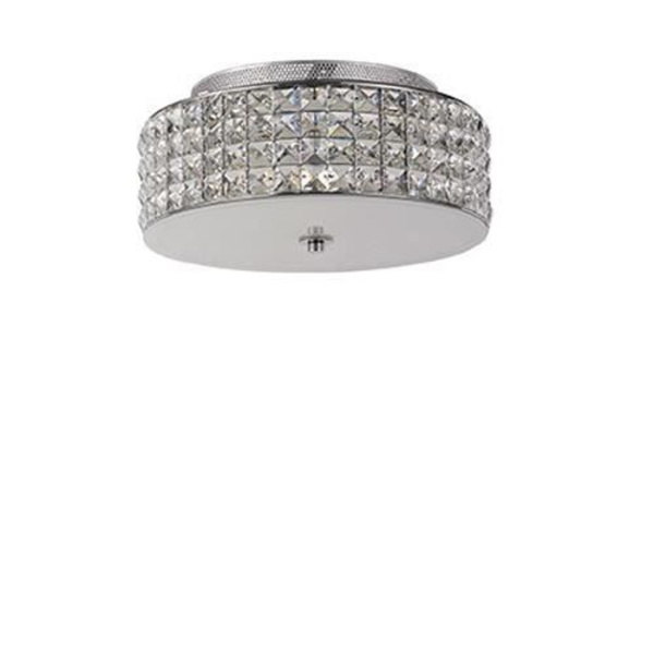 Ideal Lux ROMA PL4, Stue, Krom, IP20, Overflade, Rund, Metal Krom