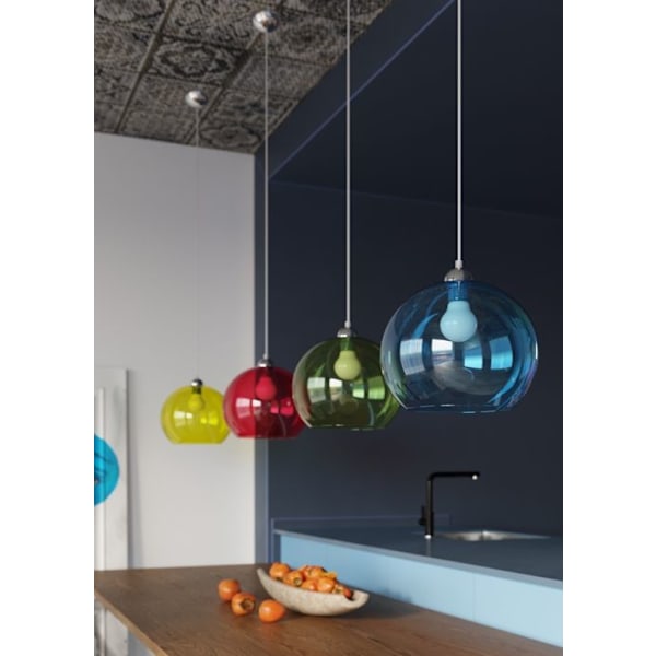 BALL E27 LED Pendel Modern Loft BOHO Vintage Design Corridor - Grøn