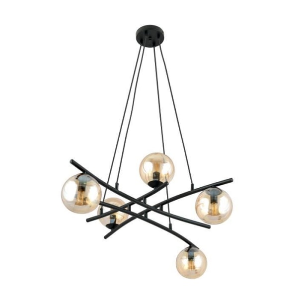 Emibig Hänglampa Essa svart 5 x E14 svart