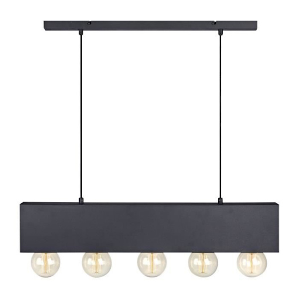 COUTURE bar pendel (5x40W) i sort metal