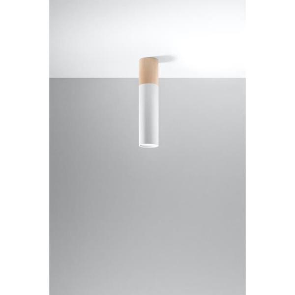 PABLO Takljus Modern Loft Design för sovrum Vardagsrum Trappor Korridor - Vit