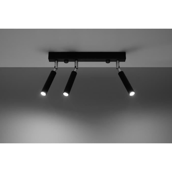 EYETECH 3 Taklampa Modern Loft Design för sovrum Vardagsrum Trappor Korridor - Svart