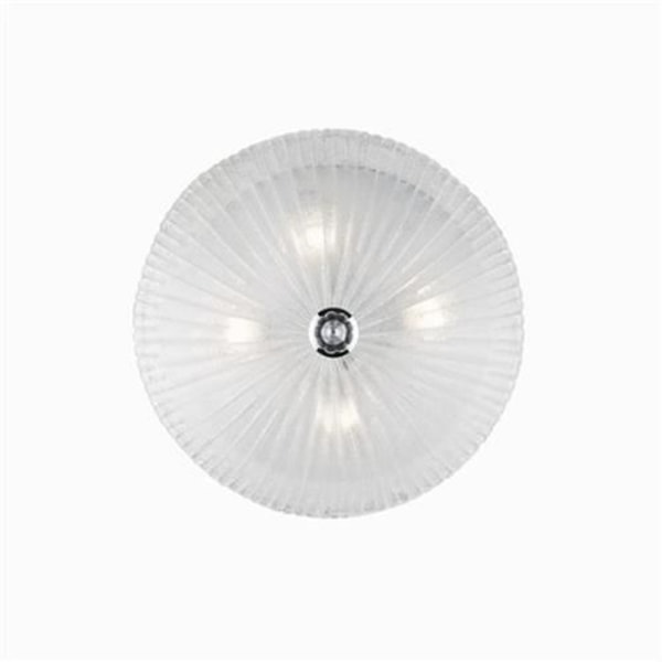Ideal Lux Shell PL4, Yta, Rund, 4 glödlampor, E27, IP20, Transparent Transparent