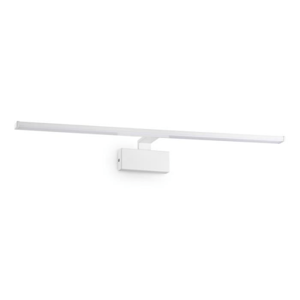 Vägglampa - Ideal Lux - ALMA AP 20W - Borstat metall/Krom - LED 20W - 1300 Lumen