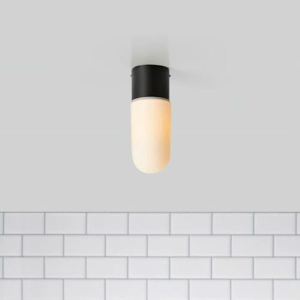 Zen badeværelse loftslampe - Markslöjd - Hvid - Metal/Glas - H26cm