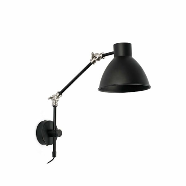 Væglampe - FARO - Celia - Mat Sort - E14 - 20W - Moderne design Svart