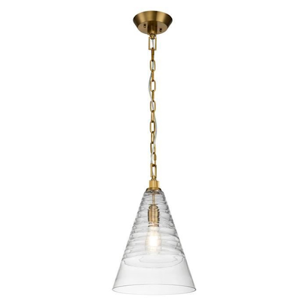 Plafonnier - Elstead - Elmore - Bruni Messing - E27 - 60W - Indendørs