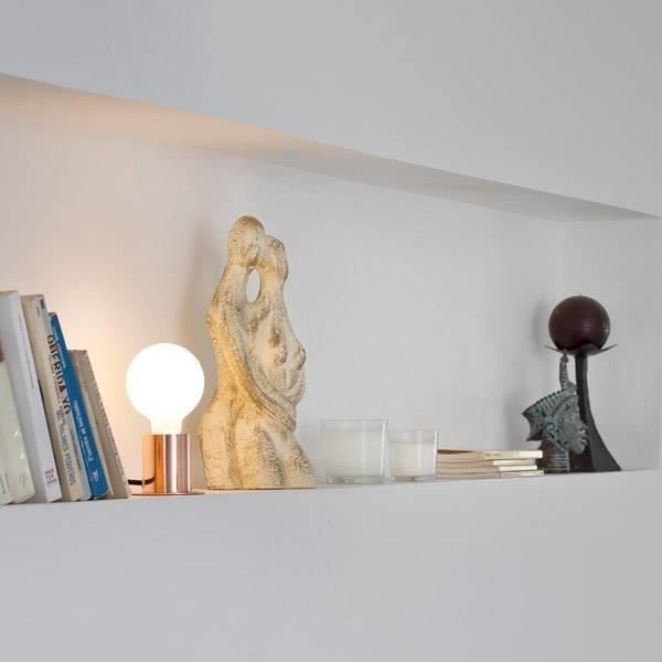 Bordlampe - Faro Barcelona - Lámpara sobremesa Ten BLANCO