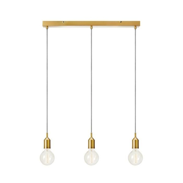 Markslojd BRONX Bronx 3-Light Ceiling Pendel Bar, rak brons