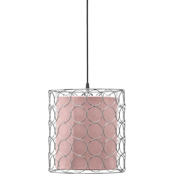 Suspension Krom/Klar Rosa