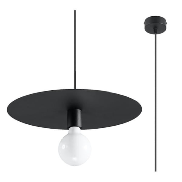 FLAVIO E27 LED Pendellampa Modern Loft BOHO Design Corridor -Svart