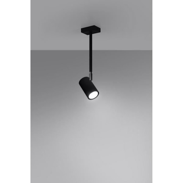 Sollux Lighting Norano Single spotlight, svart, 1x GU10