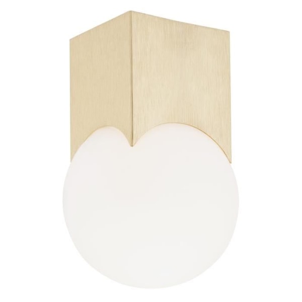 Argon AUSTIN Overflademonteret downlight Opal mat, børstet messing