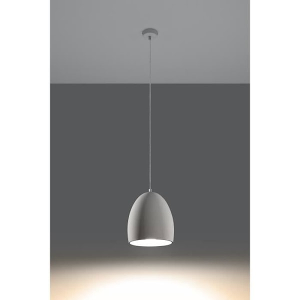 FLAWIUSZ E27 LED Keramisk Pendel Modern Loft BOHO Design Corridor - Hvid