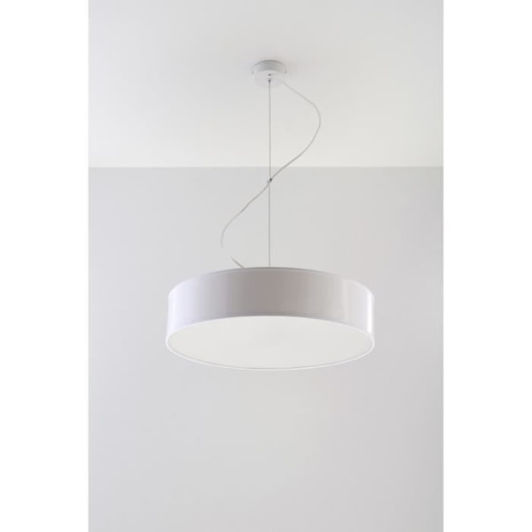 ARENA 45 E27 LED pendel Modern Loft BOHO Design Corridor - SOLLUX - Hvid - 3 pærer - PVC