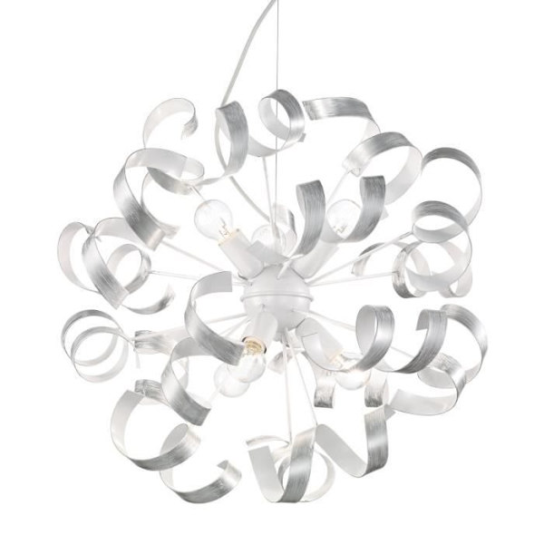 Ideal Lux - VORTEX LAMPE 6 SØLVLYGTER