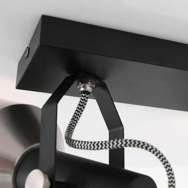 Mexlite Spotlights Stål Sort -