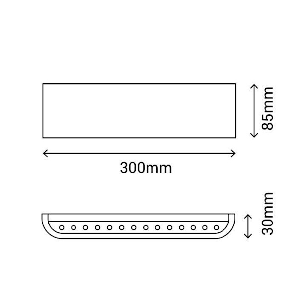 LED vägglampa KLEE BL 16-960-830