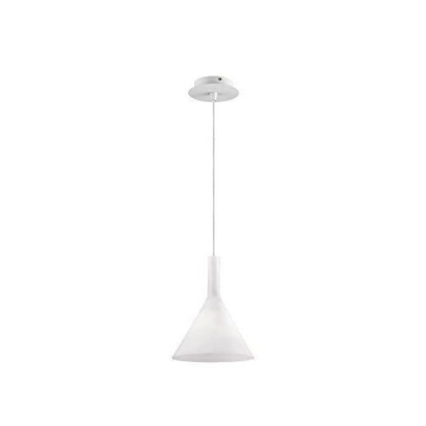 Suspension - Ideal Lux - 074337 Cocktail SP1 - Hvid - Pustet glas - 40W E14 Hvid