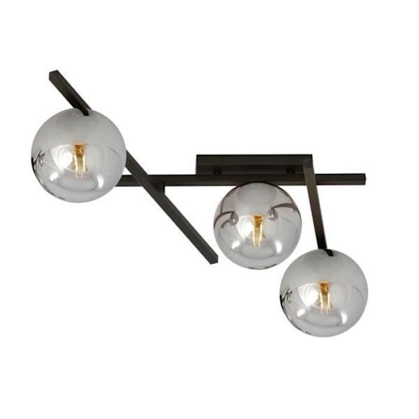 Emibig SMART Smart Globe Taklampa Svart med Grafitglas Lampskärm, 3x E14