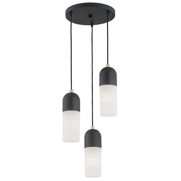 Cluster loftslampe 3 lys mat opal Argon BURGOS