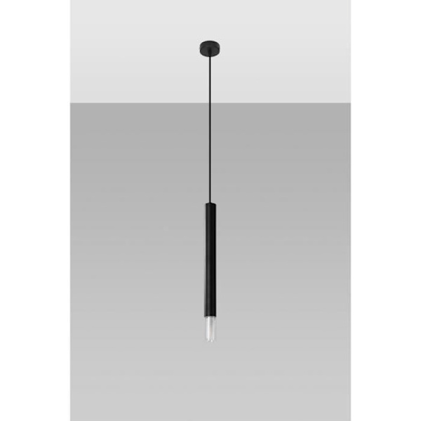 Taklampa - SOLLUX - Wezyr - Svart - 1x G9 - Modern design - 40W