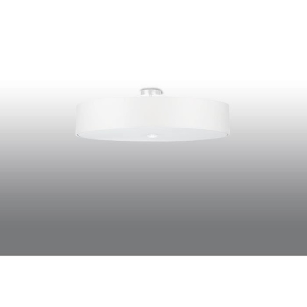 Taklampa - SOLLUX - SKALA 70 - Vit - 6 lampor - E27 - Modern design