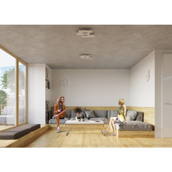 FABIANO E27 LED-takljus Modern Loftdesign för sovrum Vardagsrum Trappor Korridor - Krom