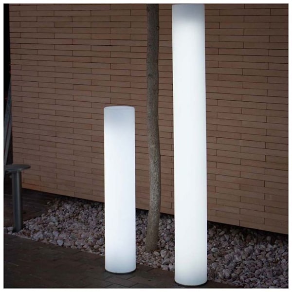 Fity utomhus LED-pelarlampa - NEWGARDEN - ø19x160 cm - Kallvit - IP65 Vit kyla