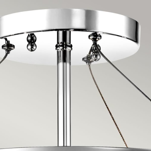 Plafonnier - ELSTEAD LIGHTING - Kichler Piper - Poleret Chrome - Stål og krystal - E14 3x60W