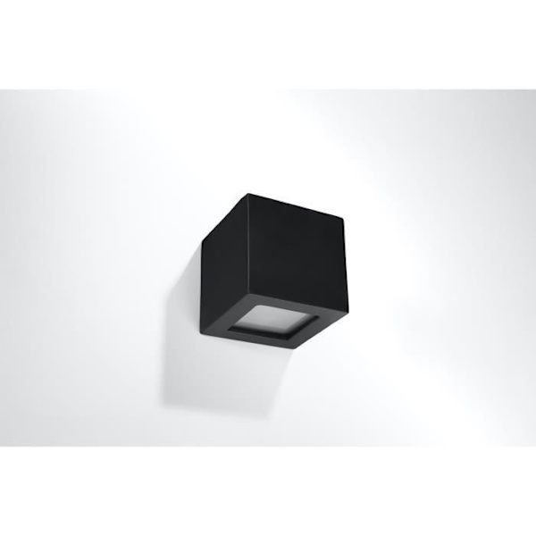 LEO Keramisk Vägglampa E27 Modern Boho Design Vägglampa för sovrum Vardagsrumstrappa Korridor - Svart