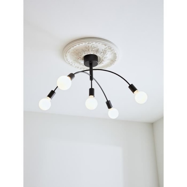 Markslojd CYGNUS Cygnus Multi Arm Semi Flush Taklampa 5 Lights Svart