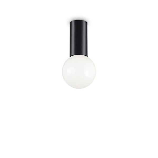 Ideal Lux 1-Light Semi-Flush Mount Taklampa, Svart - IDL232980