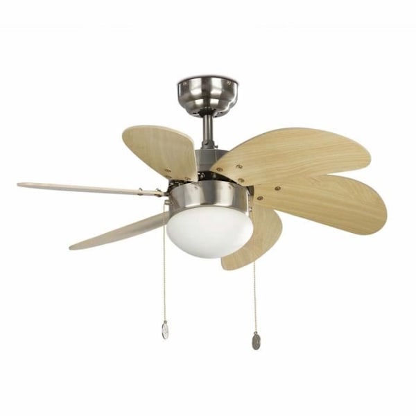 FARO Takfläkt Palao 81cm matt nickel Matt nickelpläterad