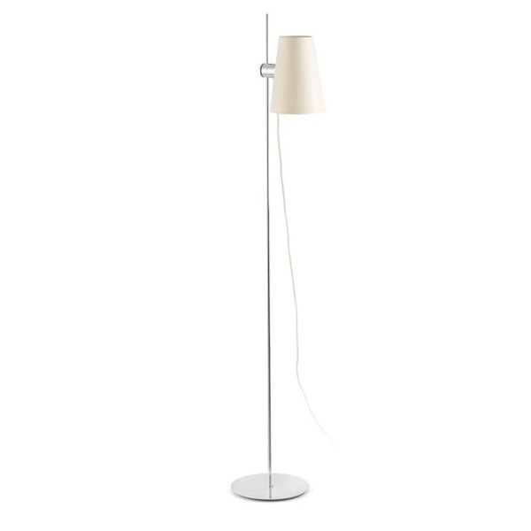 Golvlampa - FARO - Lupe - Vit - Metall - Elektrisk NEGRO