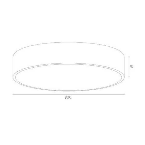 DARLING Argon loftslampe - 60 cm, 5 lamper, guldstruktur - Moderne og design