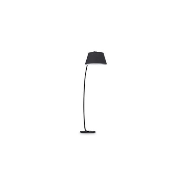 Gulvlampe - IDEAL LUX - PAGODA - Metal - Stof - E27 Sort