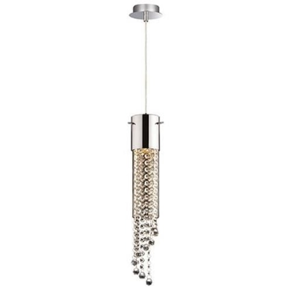 Ideal Lux GOCCE SP1, Flexibelt stöd, Krom, Glas, Metall, Sovrum, Barnrum, Matsal, Vardagsrum, IP20