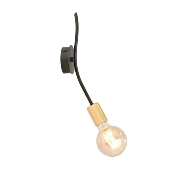 Emibig BOLT Moderne sort væglampe Bolt 1x E27