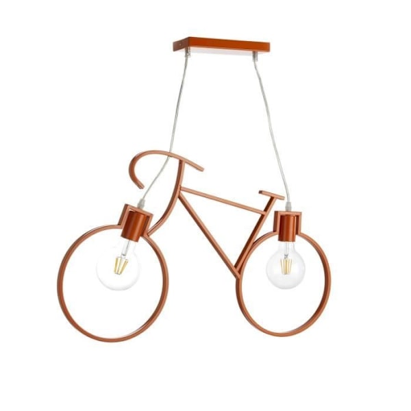 Loftlampe - Onli - BIKE - Orange - Metal - E27 - 2 pærer nødvendige