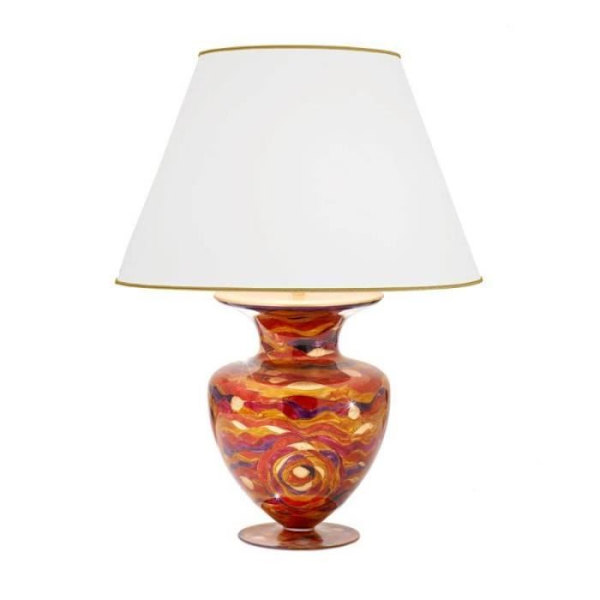 Bordlampe - KOLARZ - ANFORA - 24 karat guld - stof - moderne design 24 karat guld