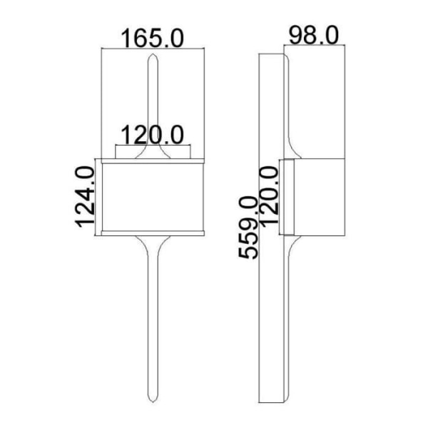 Væglampe - ELSTEAD LIGHTING - Mona - 2 lys - Poleret messing - IP44
