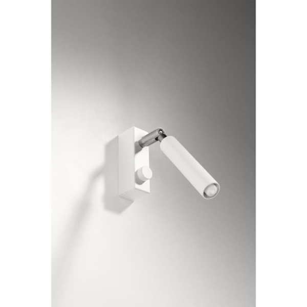 EYETECH 1 Modern Loft Design Væglampe til Soveværelse Stue Trapper Gang - Hvid