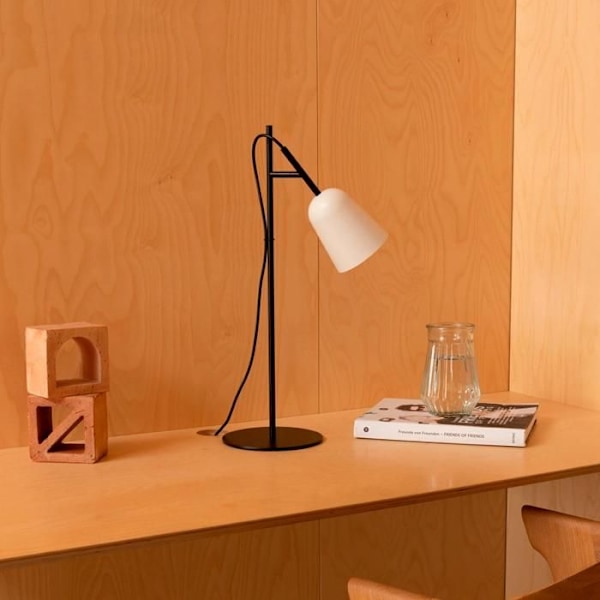 Arbejdslampe - Faro - STUDIO - Mat hvid - Stål - E14 - IP20 NEGRO